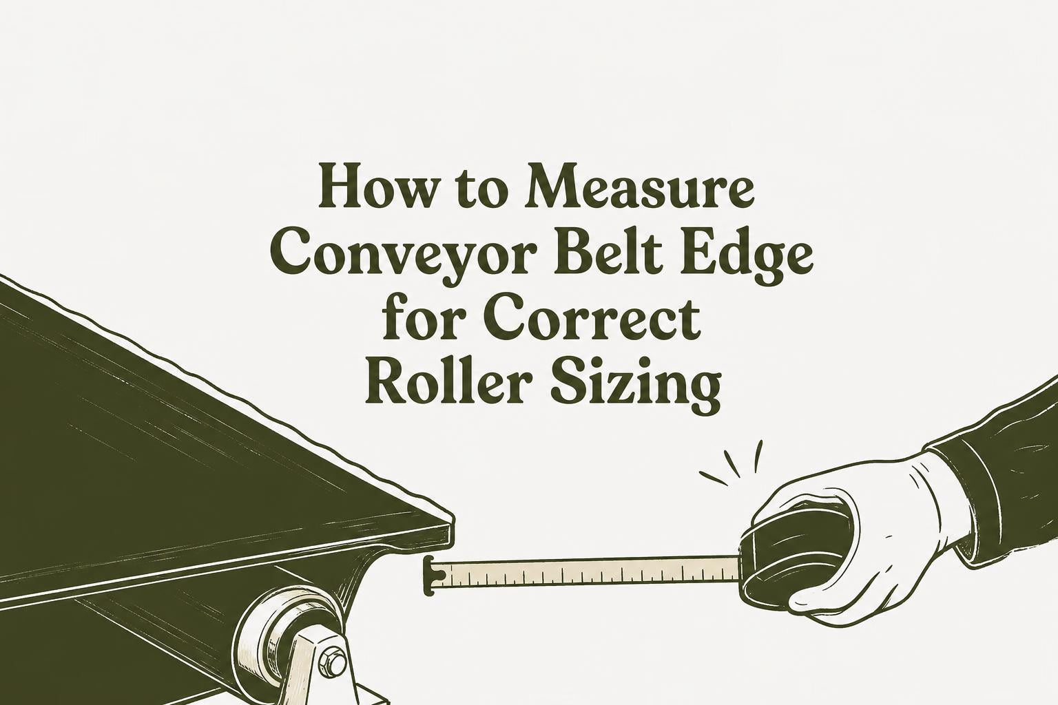 How to Measure Conveyor Belt Edge for Correct Roller Sizing